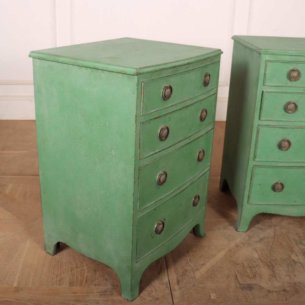 Pair of Painted Bedside Chests View VII