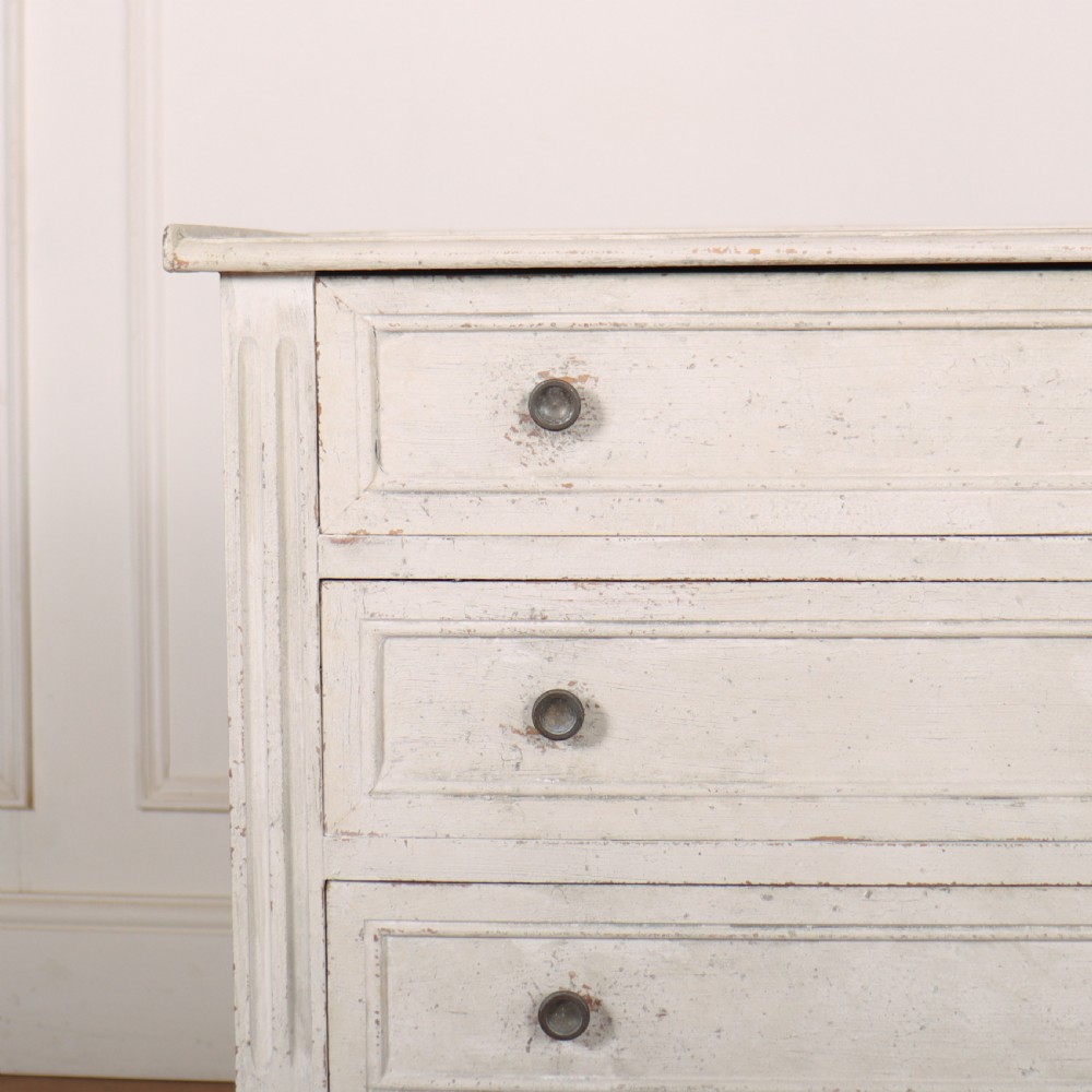 Pair of French Painted Bedside Commodes View II