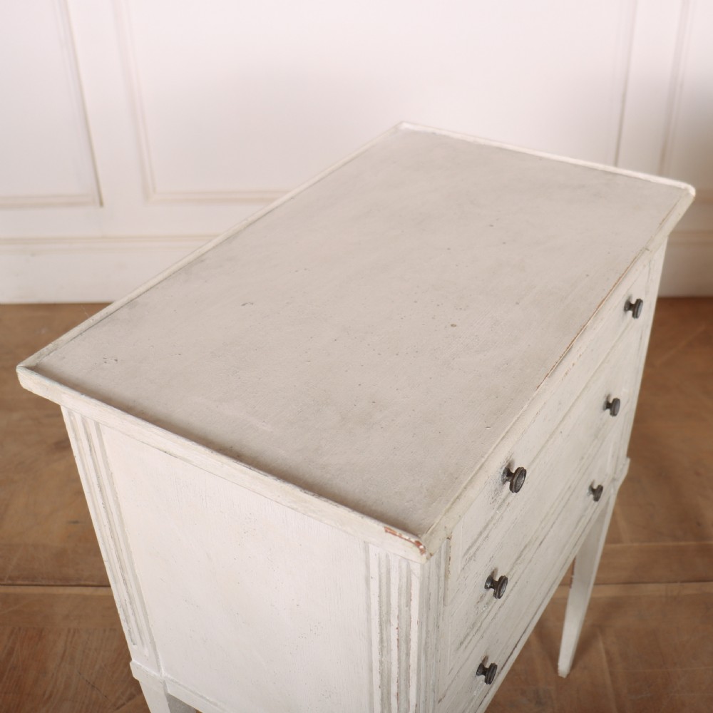 Pair of French Painted Bedside Commodes View VIII
