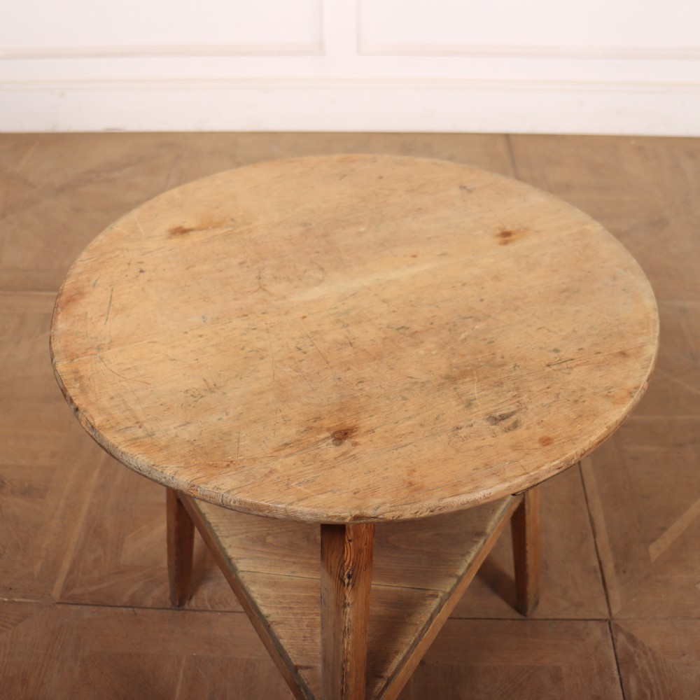 18th Century Welsh Pine Cricket Table View IV