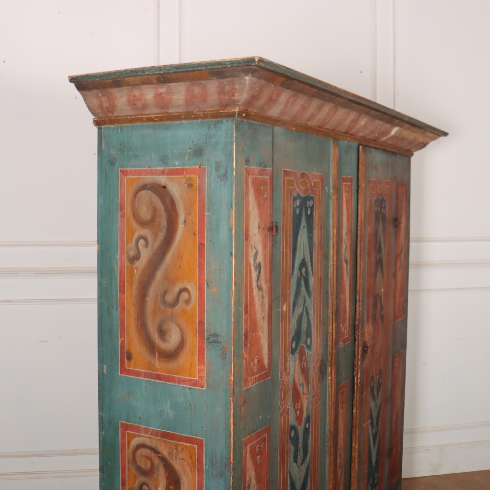 18th Century Austrian Marriage Armoire View IX
