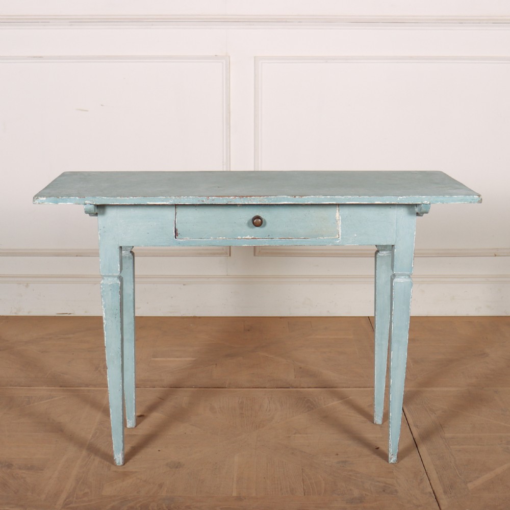Swedish Painted Lamp Table
