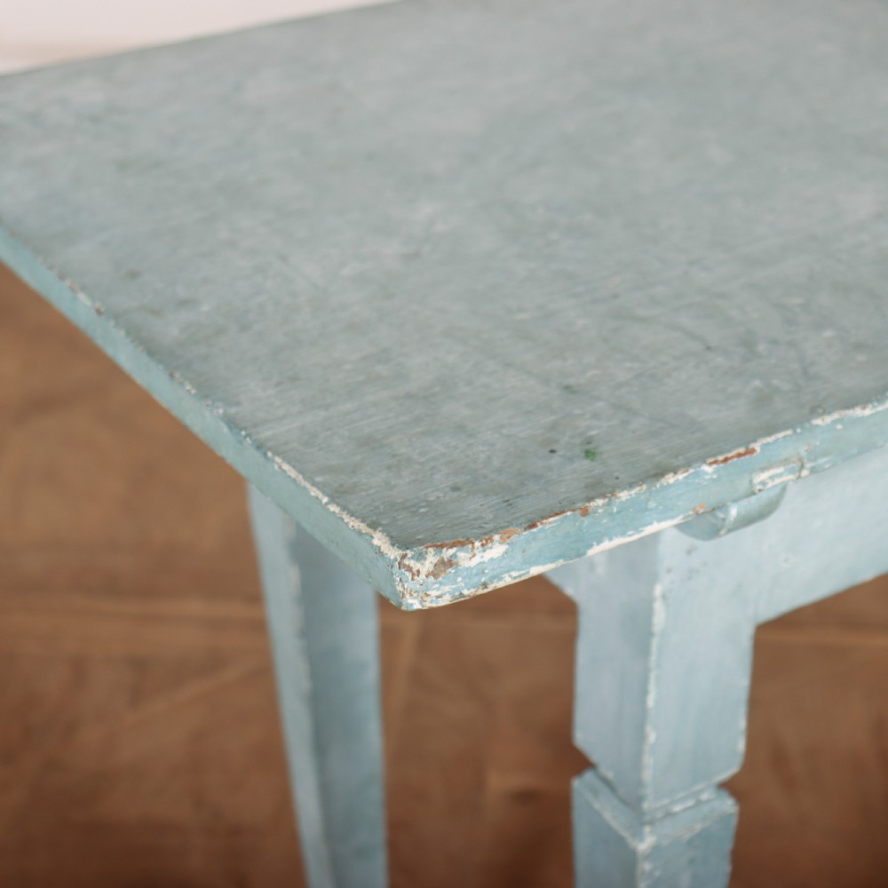 Swedish Painted Lamp Table View VI