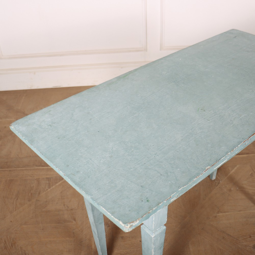 Swedish Painted Lamp Table View VII