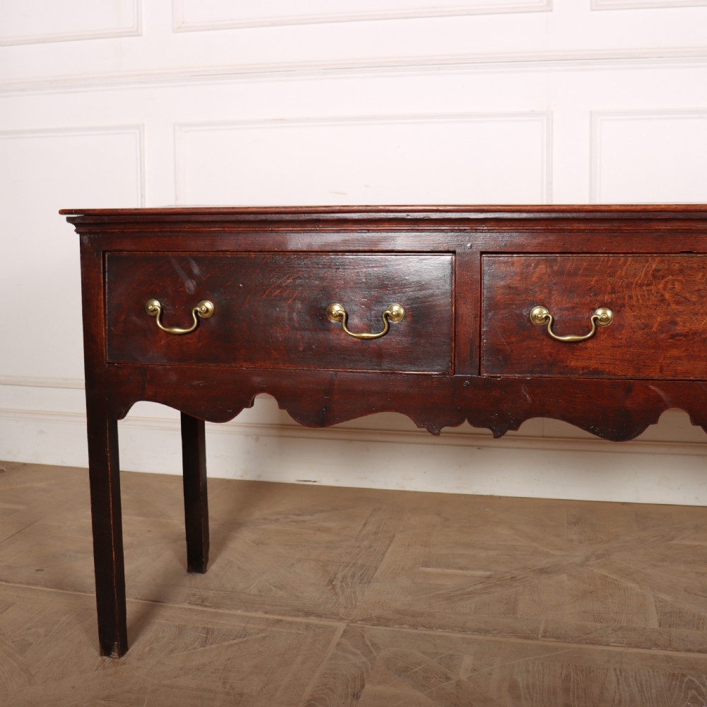 English 18th Century Oak Dresser Base View II