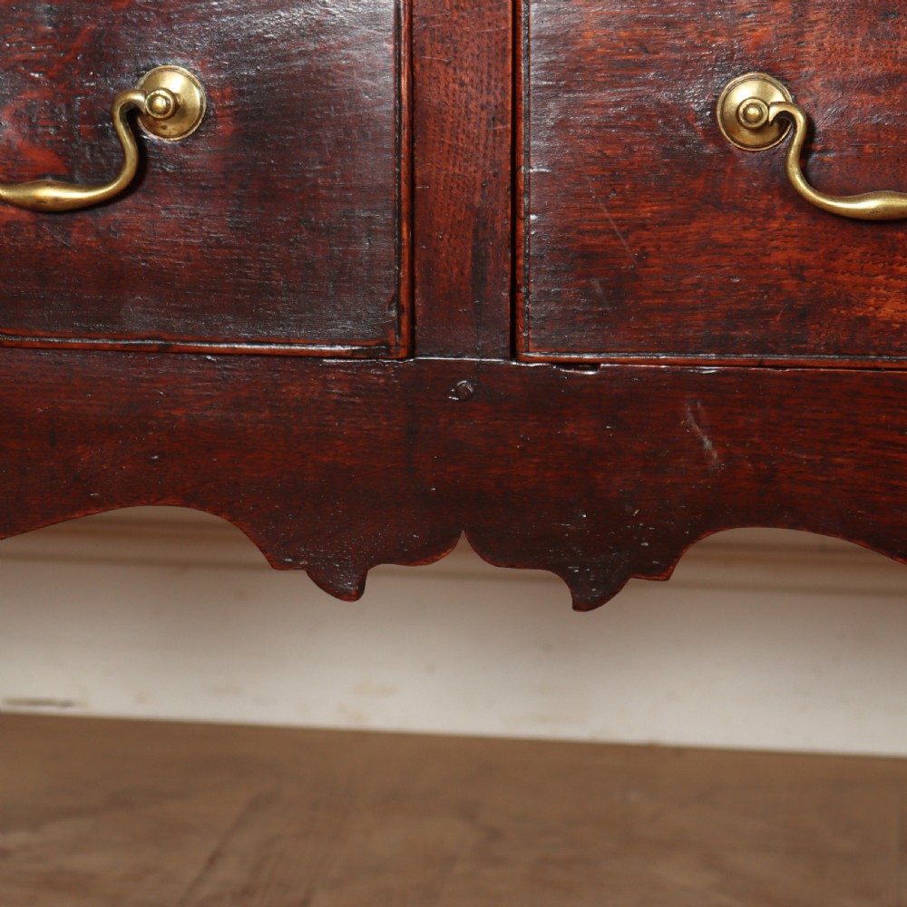 English 18th Century Oak Dresser Base View IX