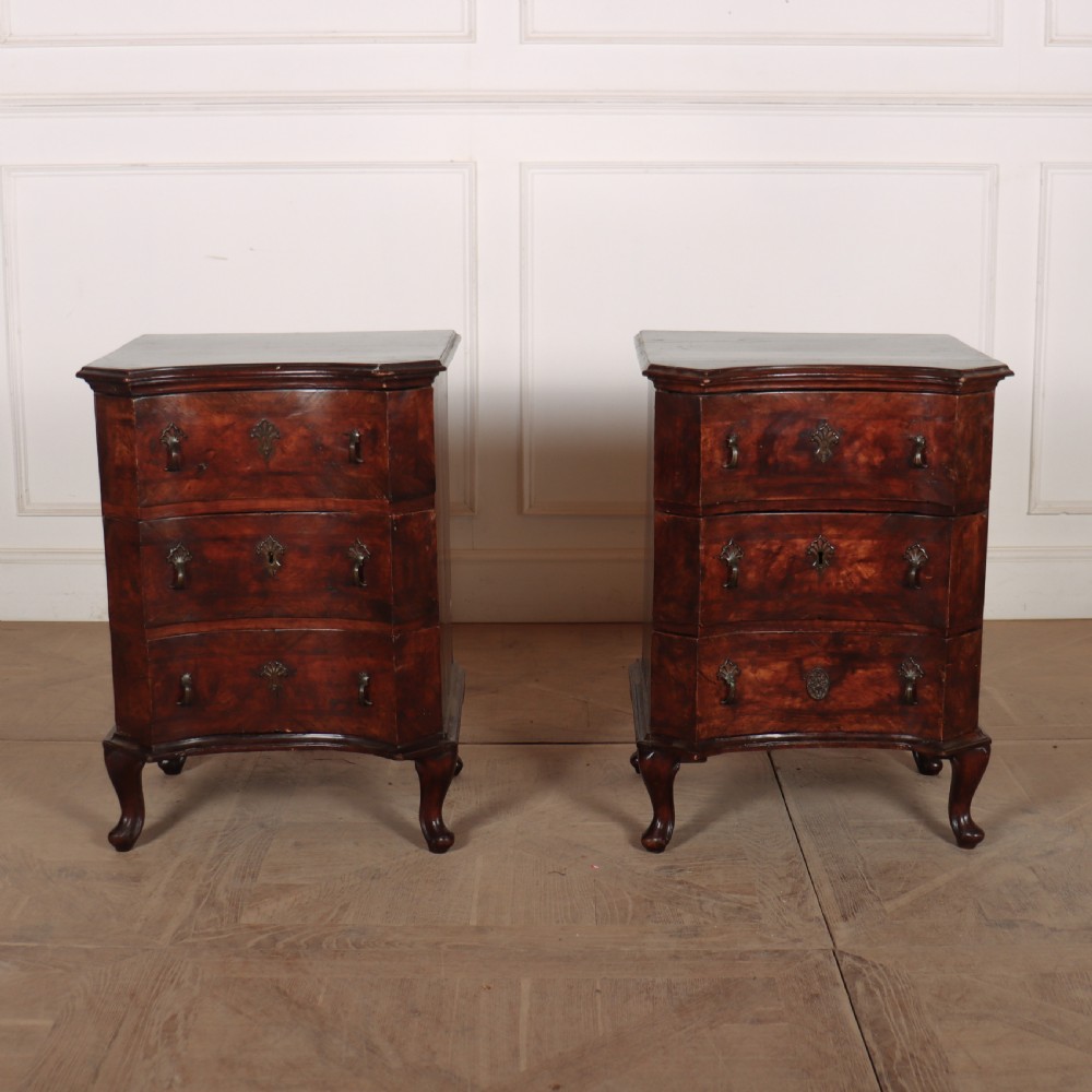 Pair of Italian Bedside Commodes
