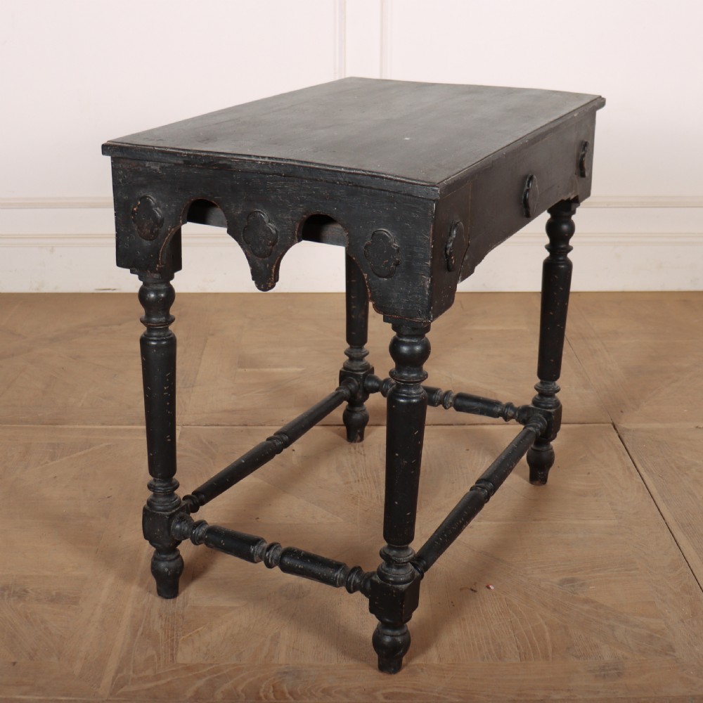 Gothic Painted Lamp Table View IV