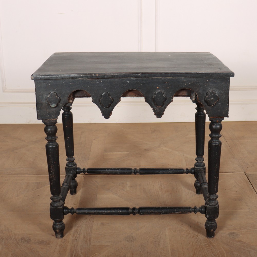 Gothic Painted Lamp Table View VII