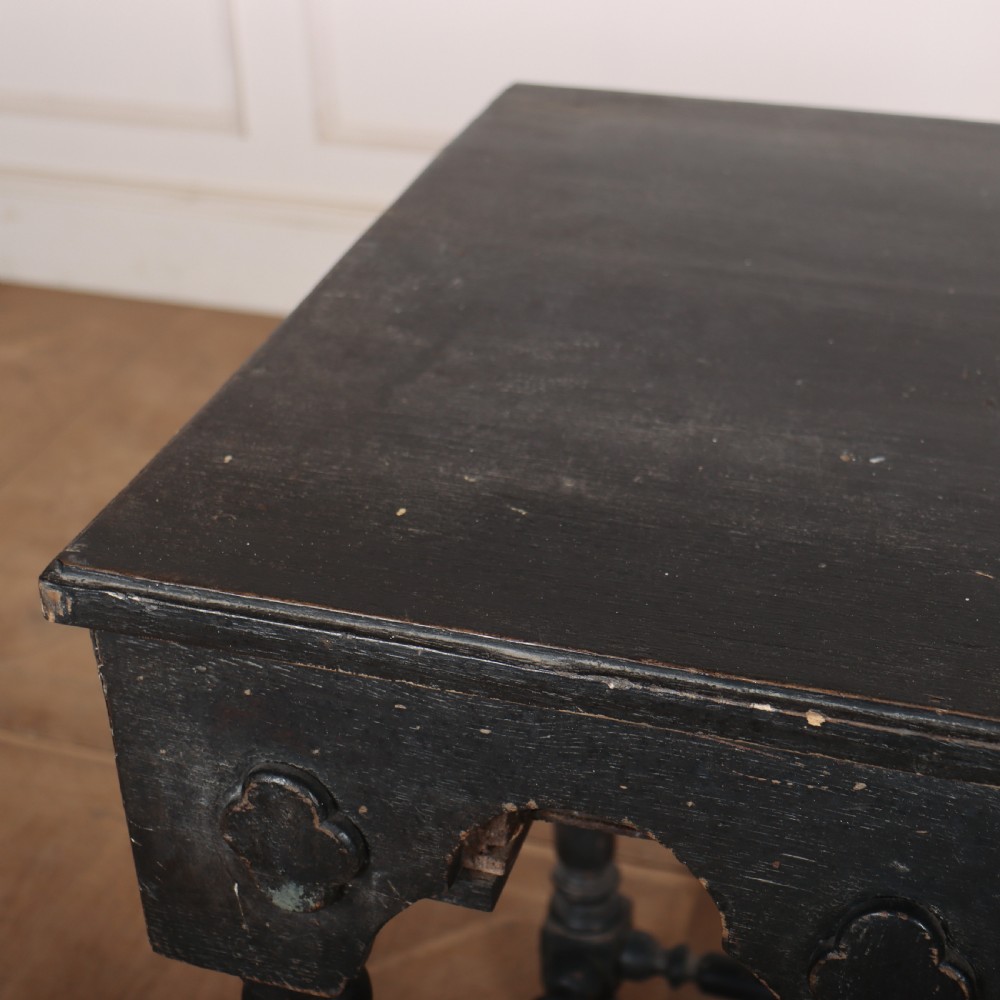 Gothic Painted Lamp Table View VIII