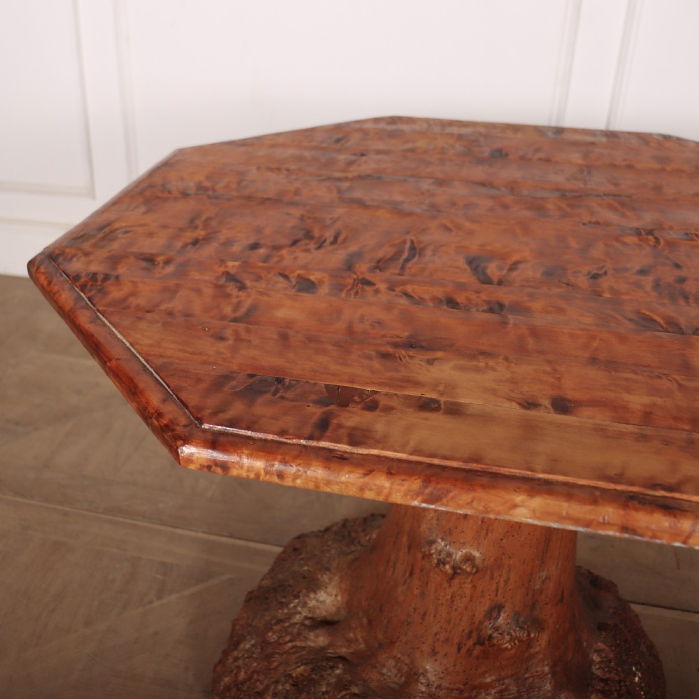 Swedish Burr Root Table View III