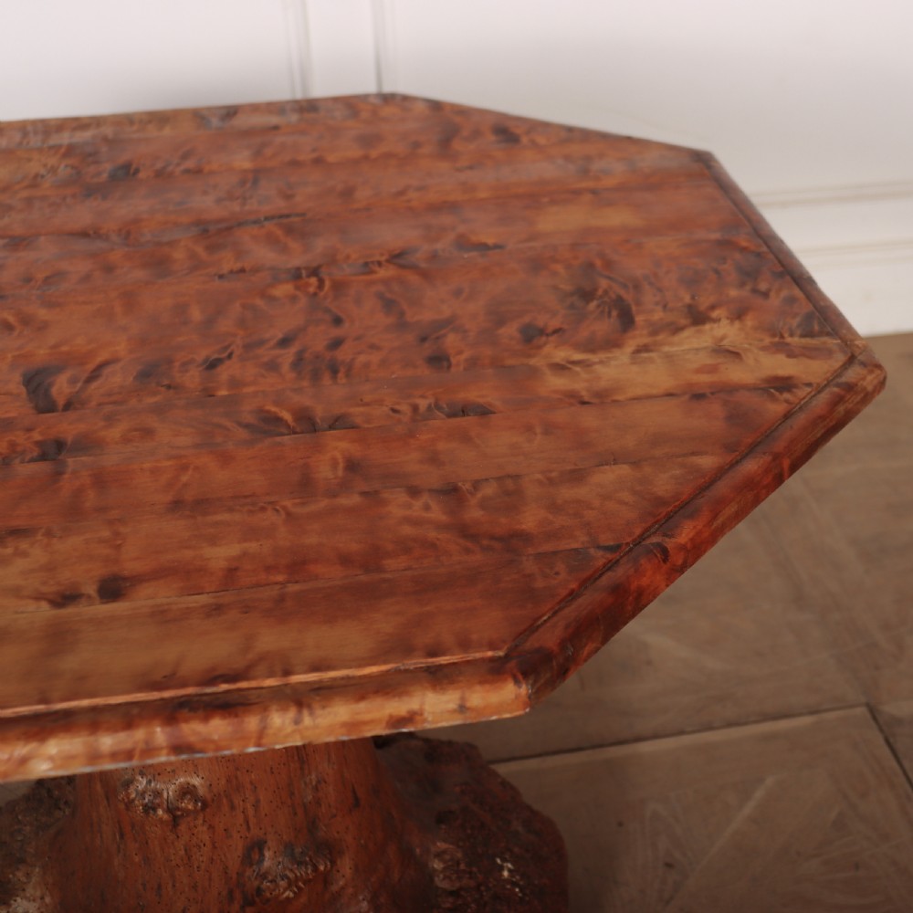 Swedish Burr Root Table View IV