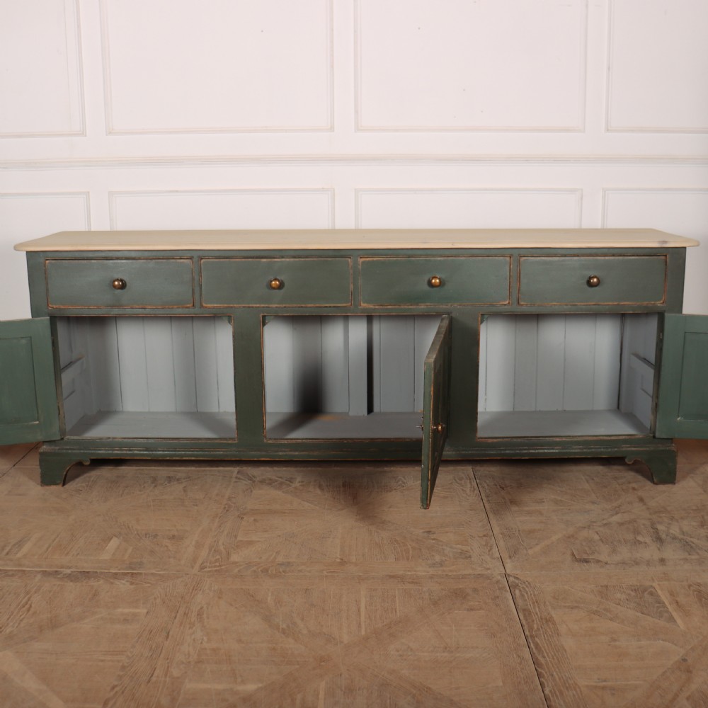 English Painted Dresser Base View VII