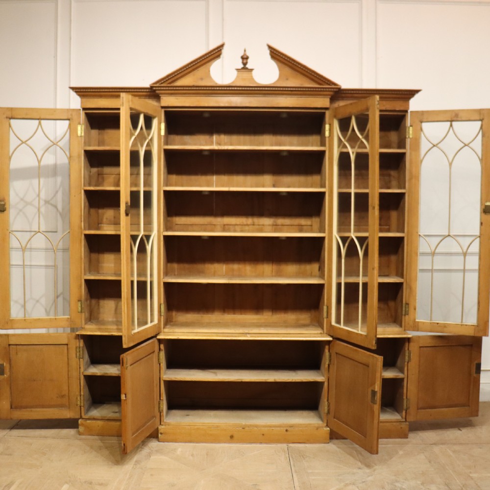 18th Century English Library Bookcase View VIII