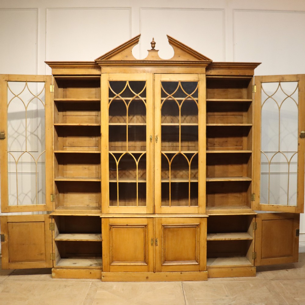 18th Century English Library Bookcase View IX