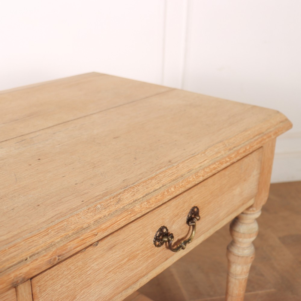 Small Bleached Oak Drapers Table View VIII