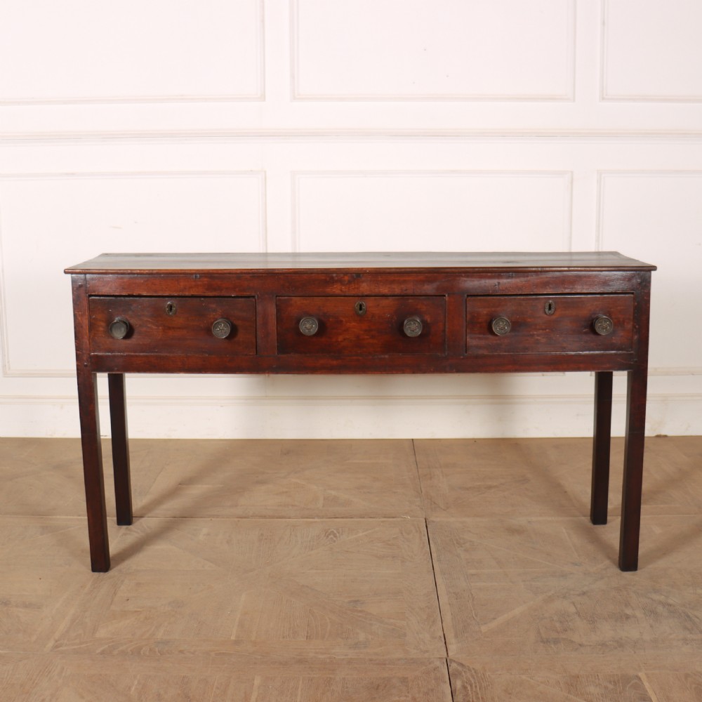 19th Century English Oak Dresser Base