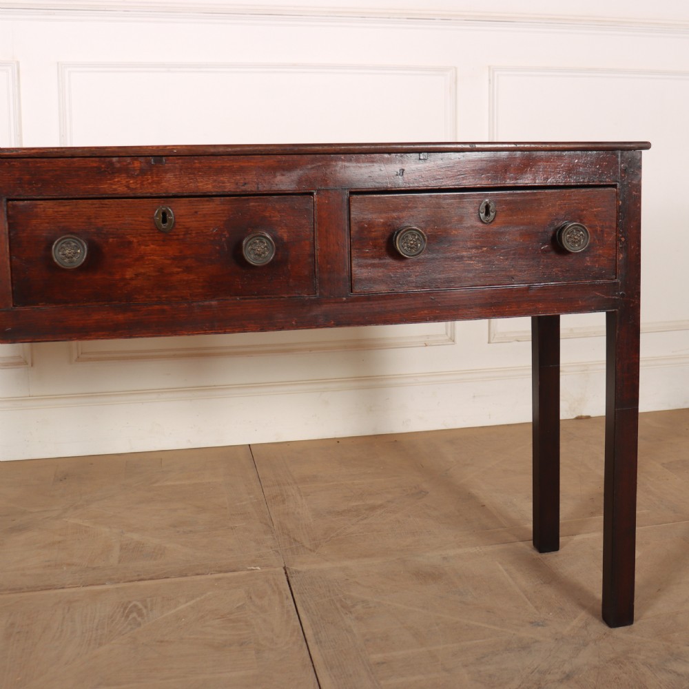 19th Century English Oak Dresser Base View II