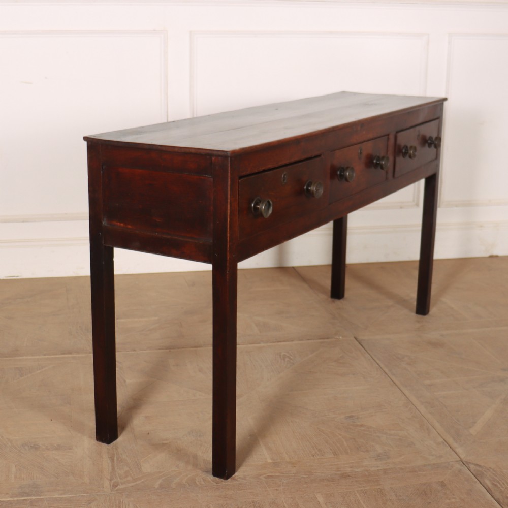 19th Century English Oak Dresser Base View VI