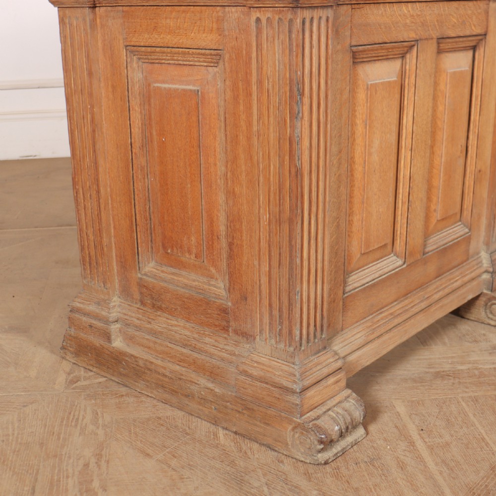 Scottish Architectural Oak Console View V