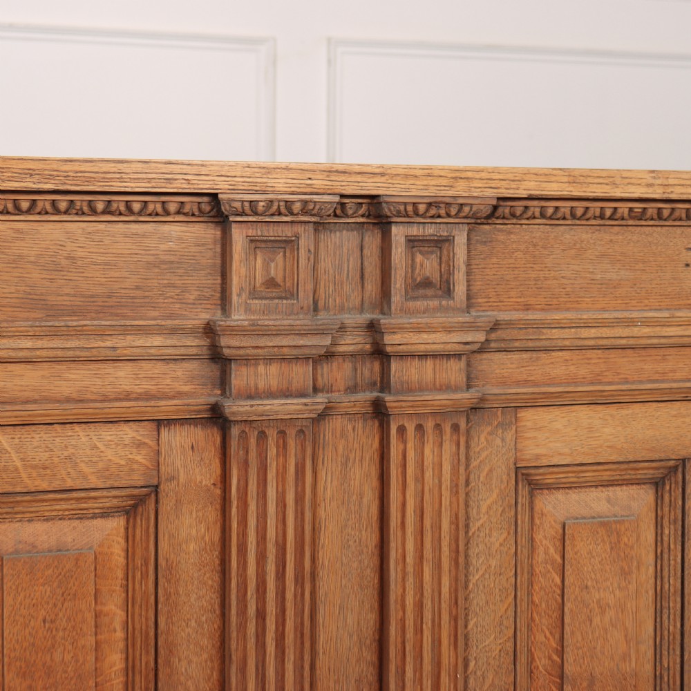 Scottish Architectural Oak Console View VII