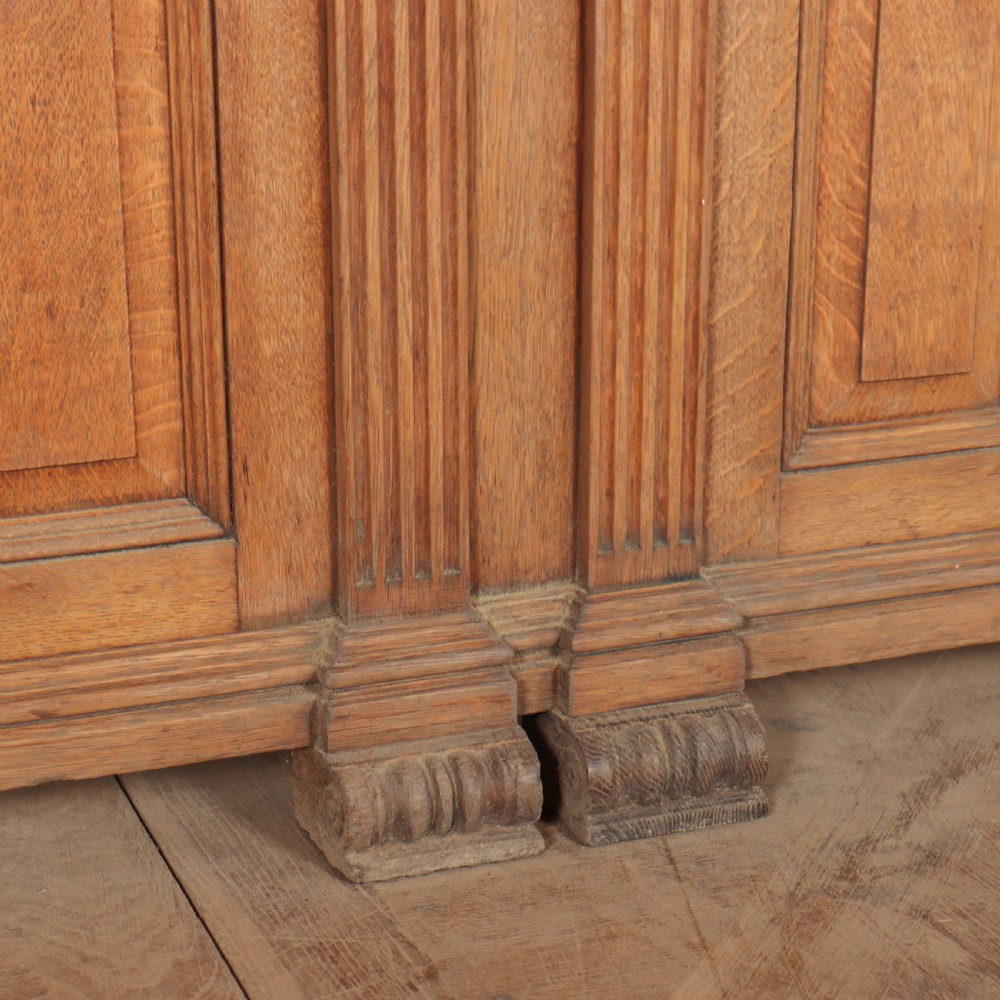 Scottish Architectural Oak Console View VIII