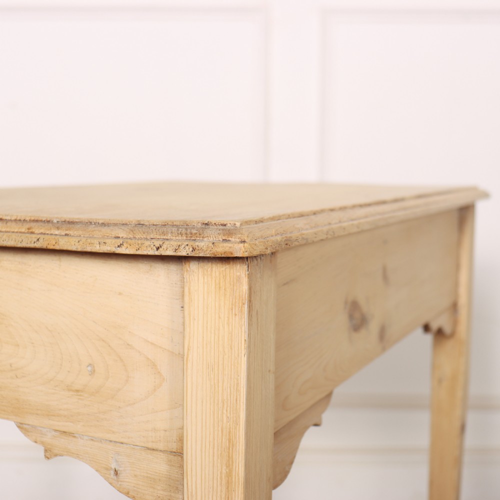 Small English Pine Side Table View V