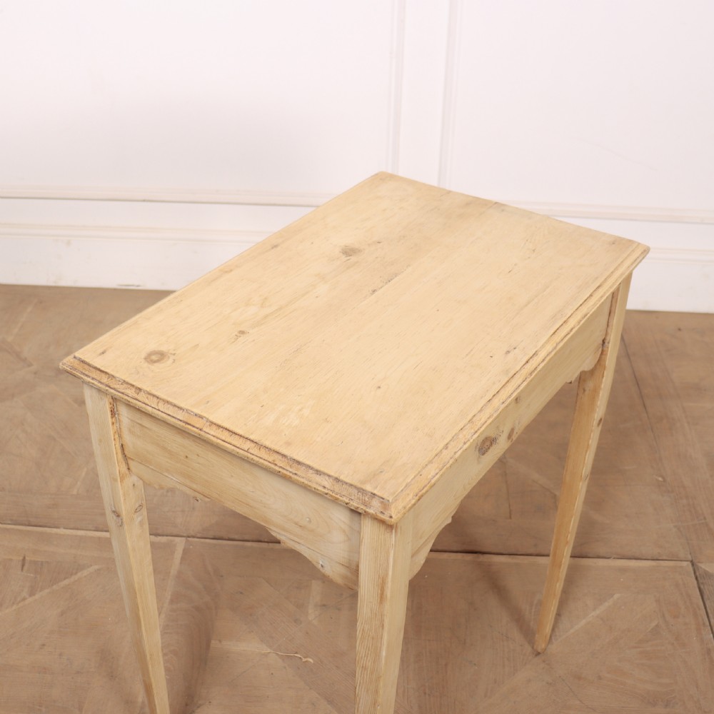 Small English Pine Side Table View VI