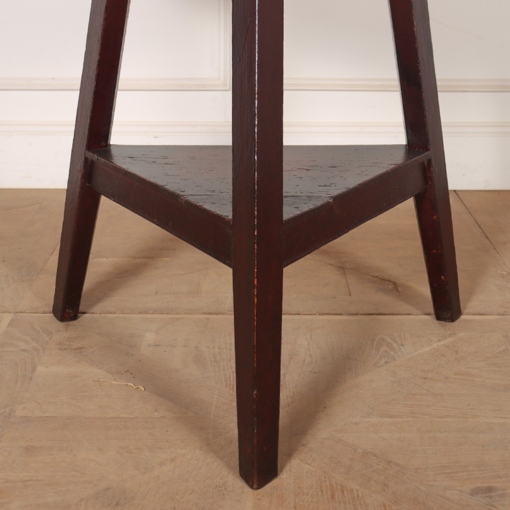 Antique Pine Cricket Table View II