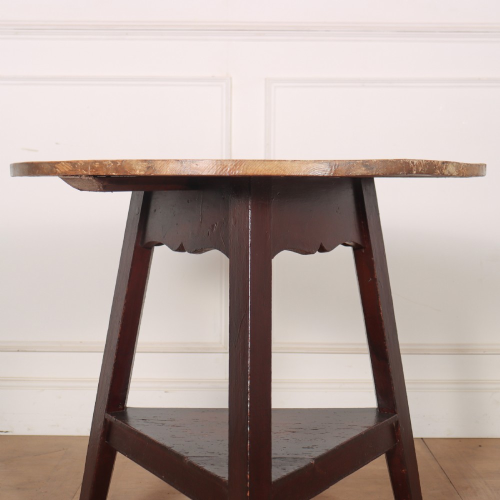Antique Pine Cricket Table View III