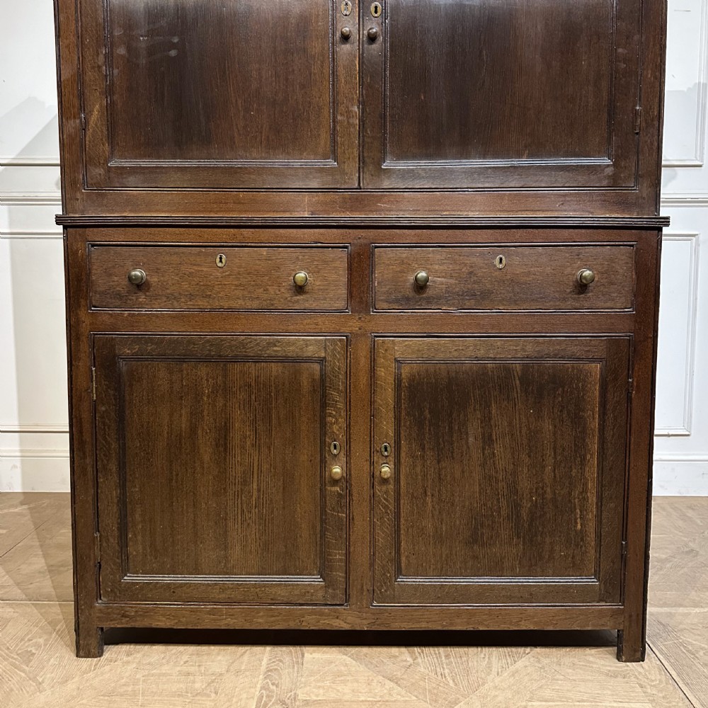 19th Century Welsh Oak Linen Cupboard View II