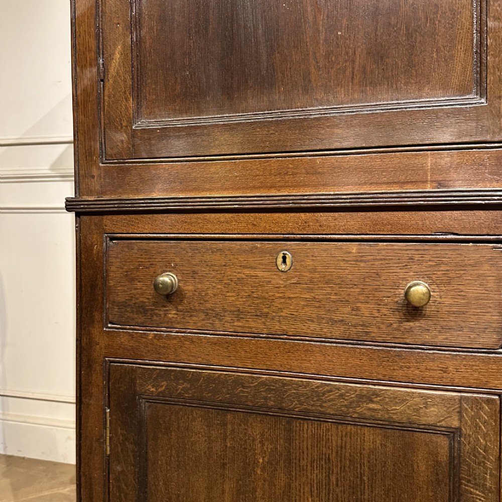 19th Century Welsh Oak Linen Cupboard View VII