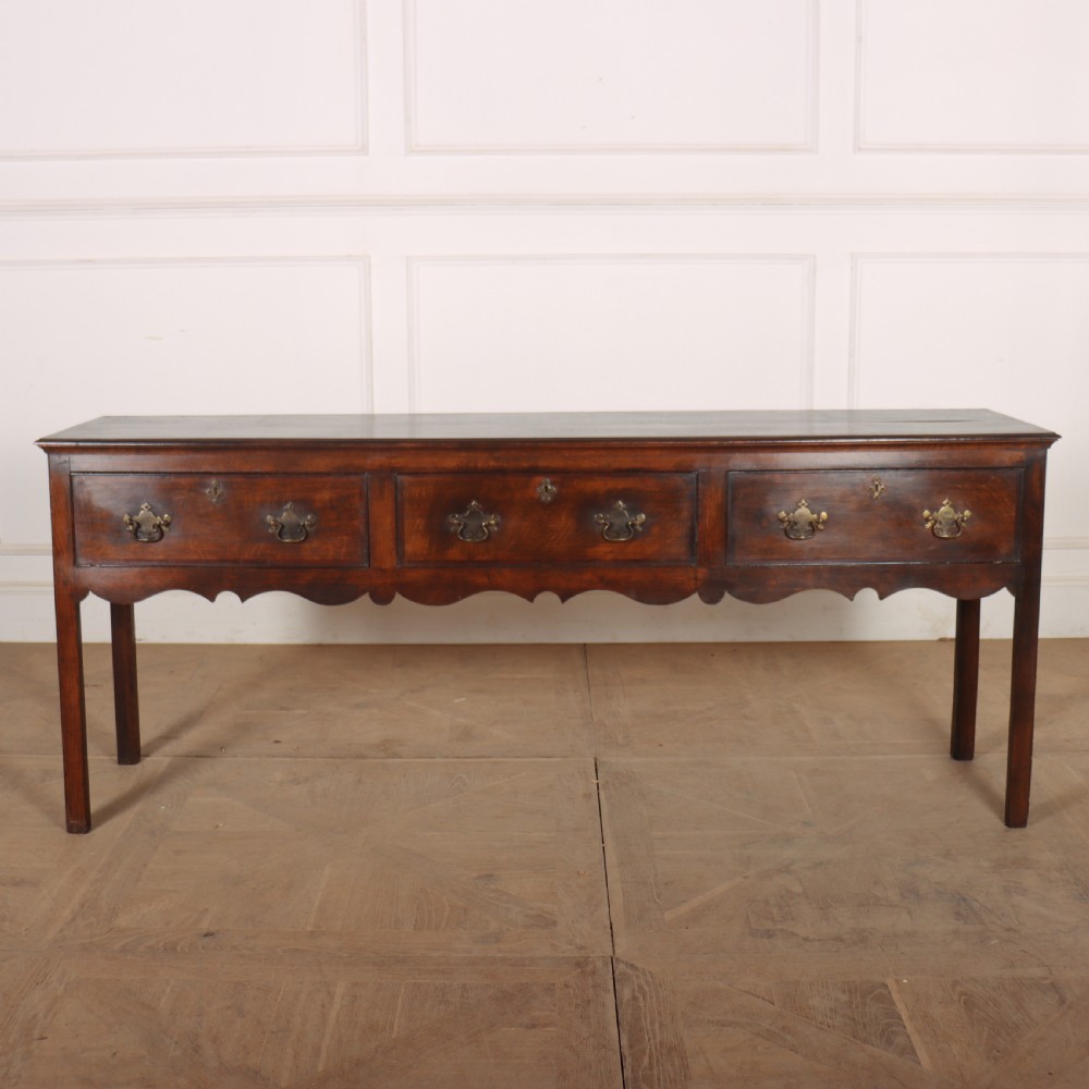 English Oak Dresser Base View III