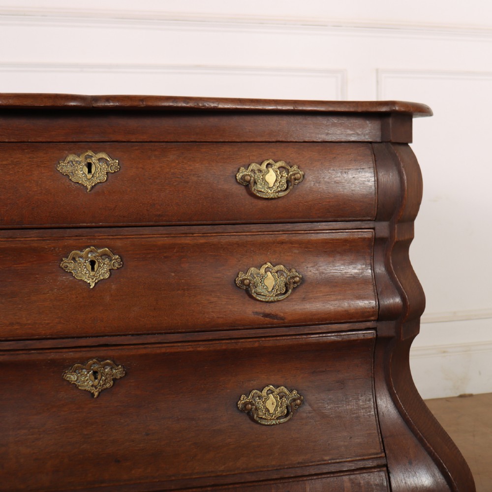 Dutch Oak Bombe Commode View IV