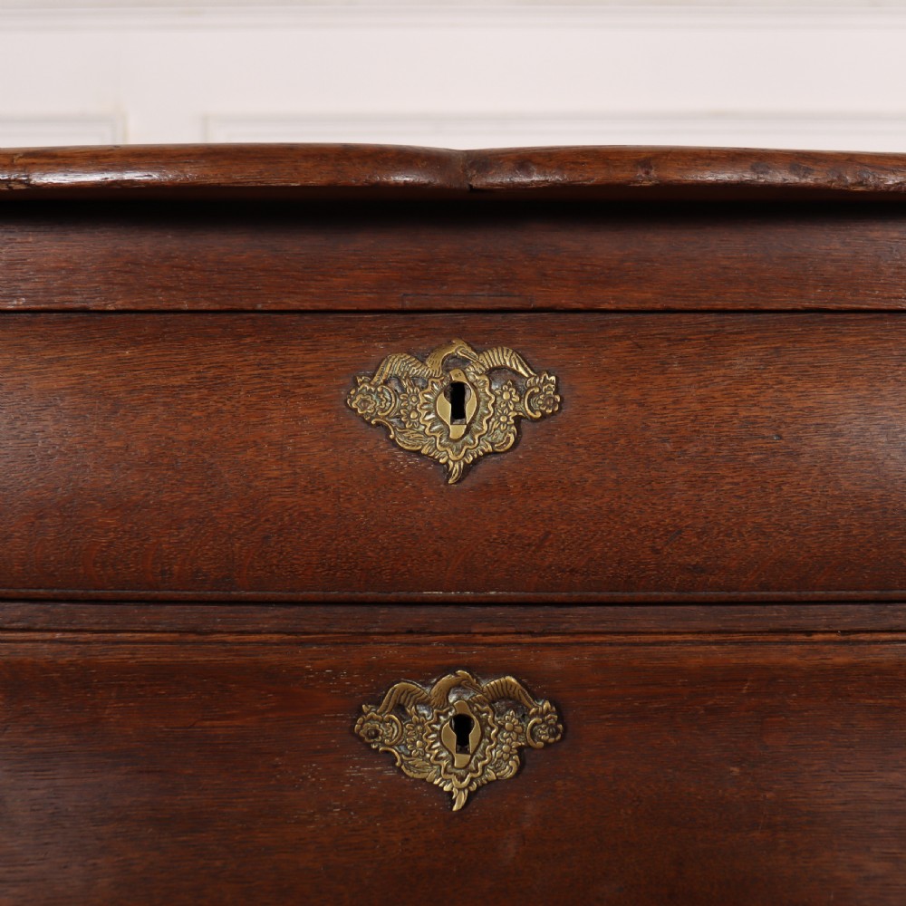 Dutch Oak Bombe Commode View VI