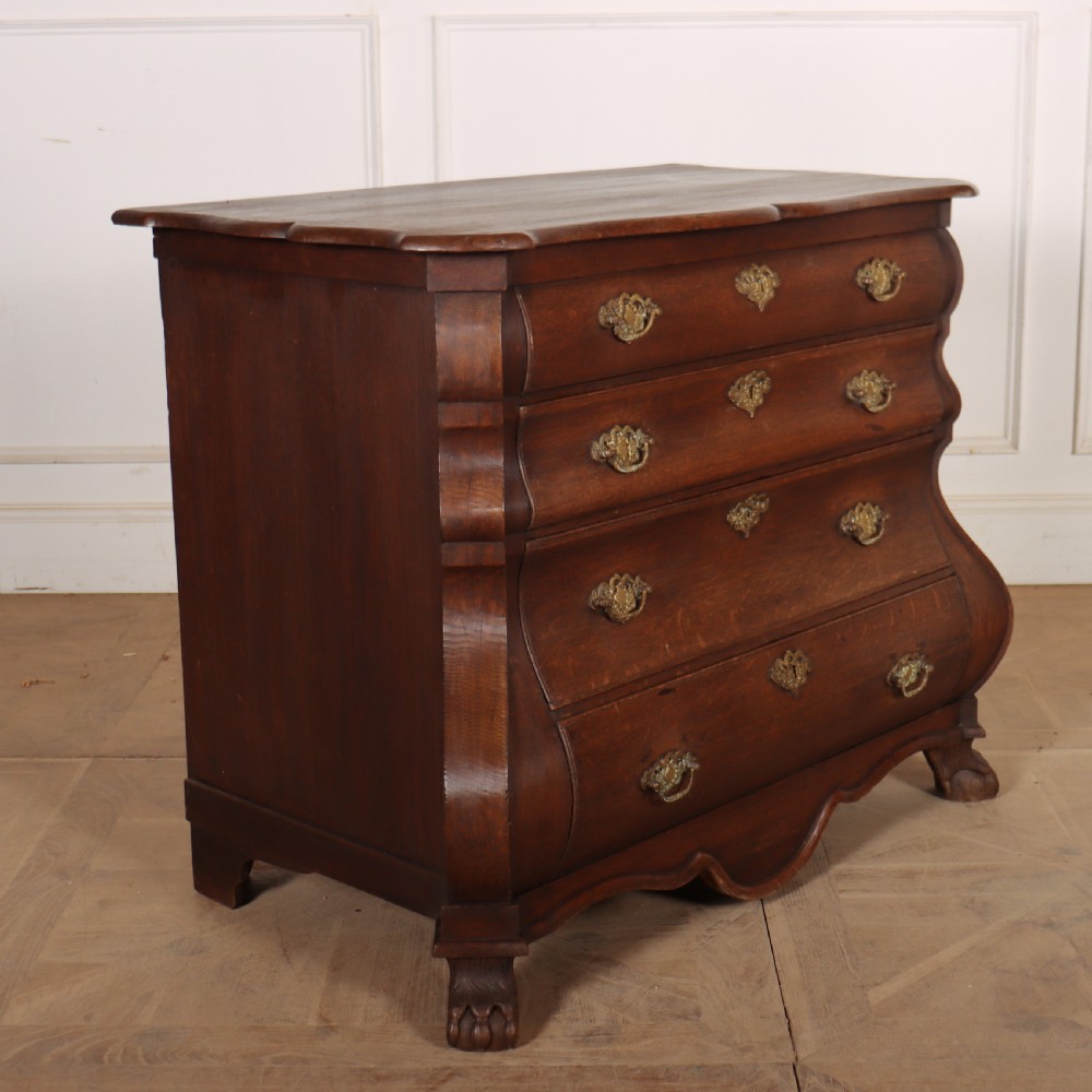 Dutch Oak Bombe Commode View VII