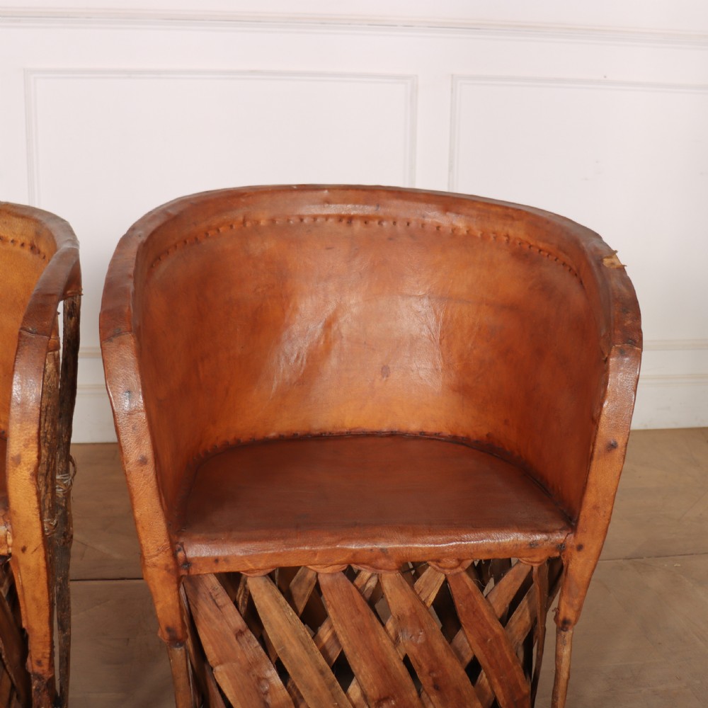 Spanish Leather and Willow Sofa Suite View VIII