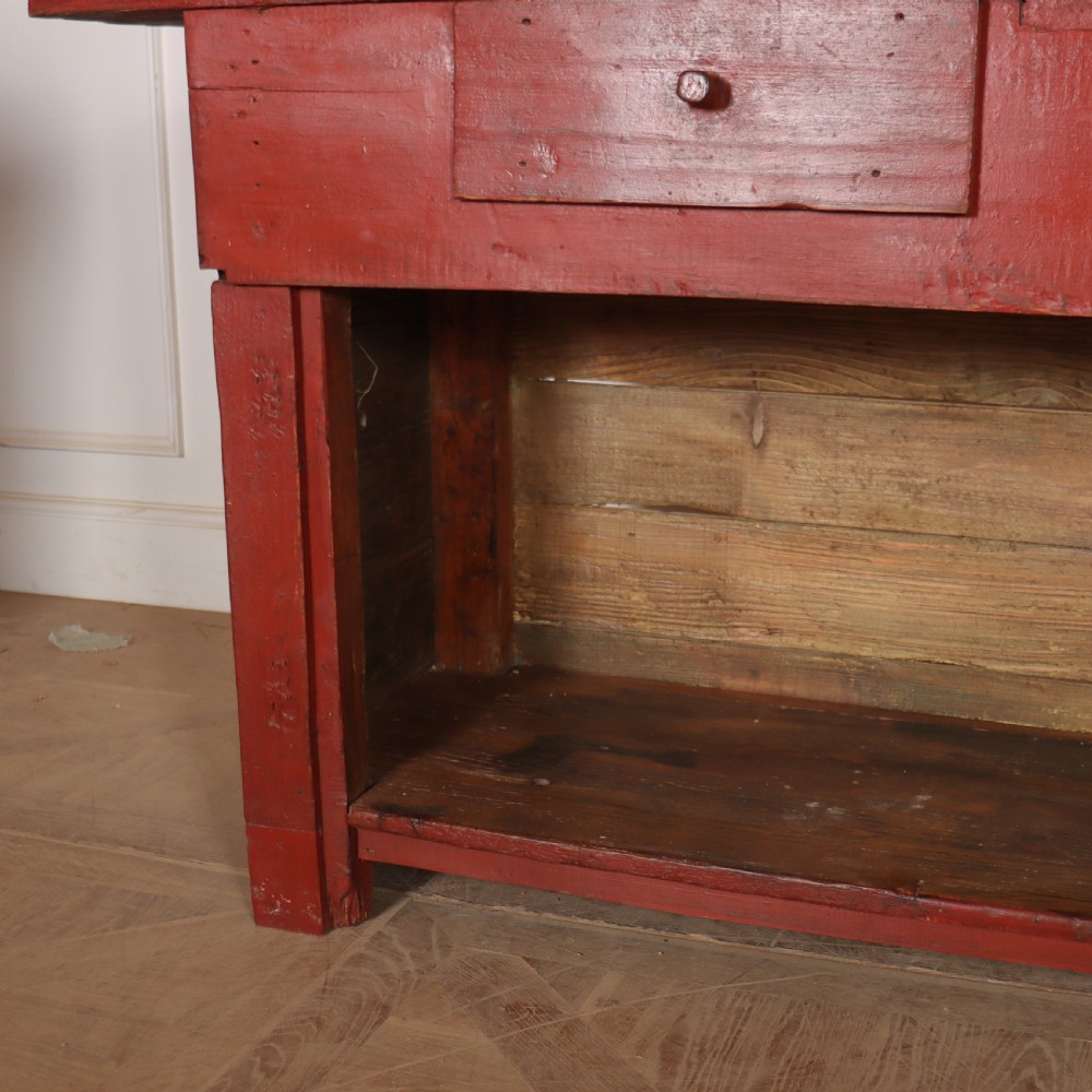 English Original Painted Dresser Base View VI