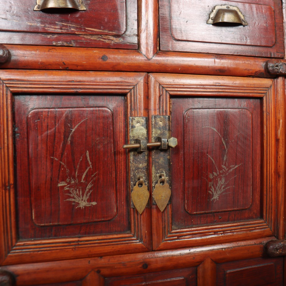Small Oriental Bedside Cabinet View III