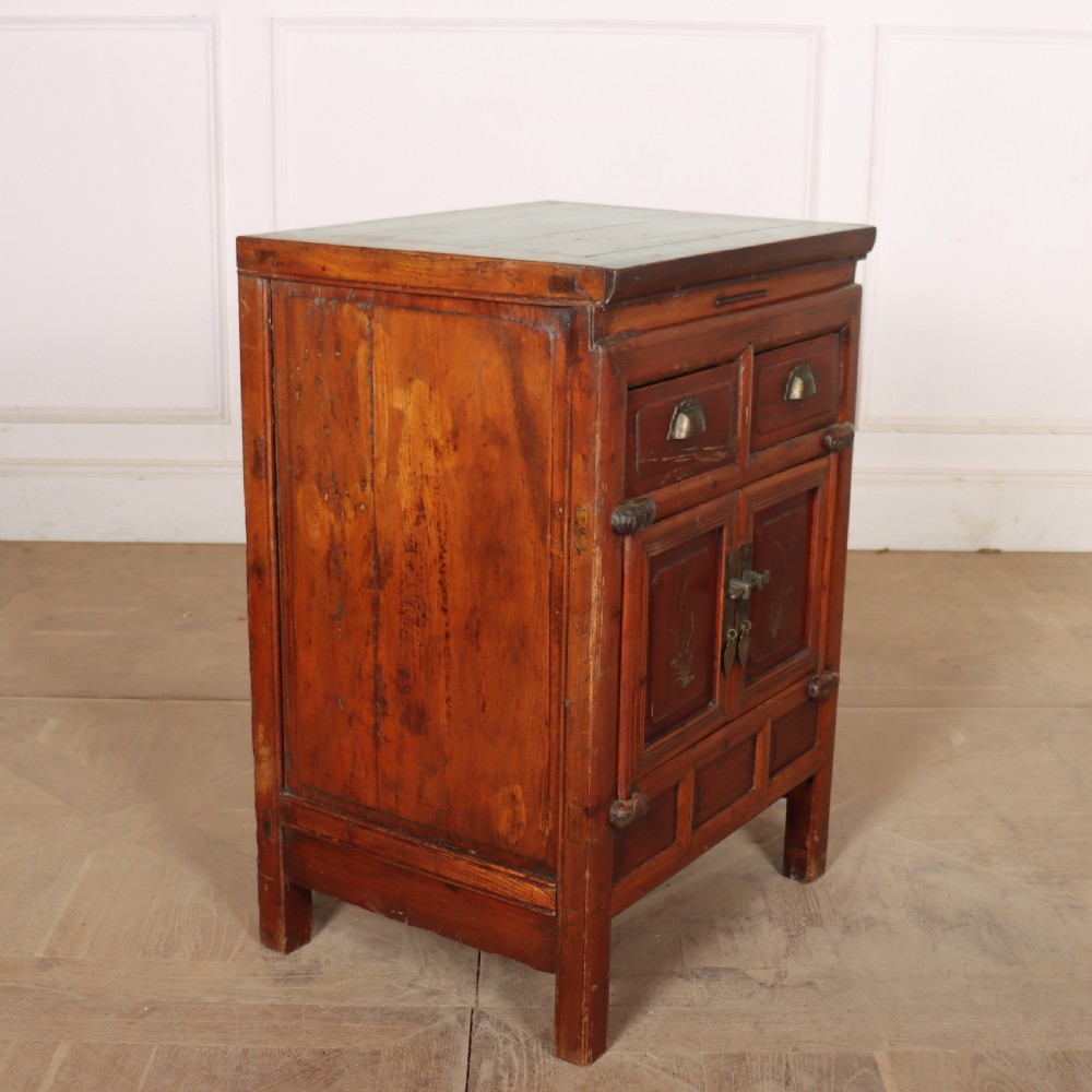 Small Oriental Bedside Cabinet View V