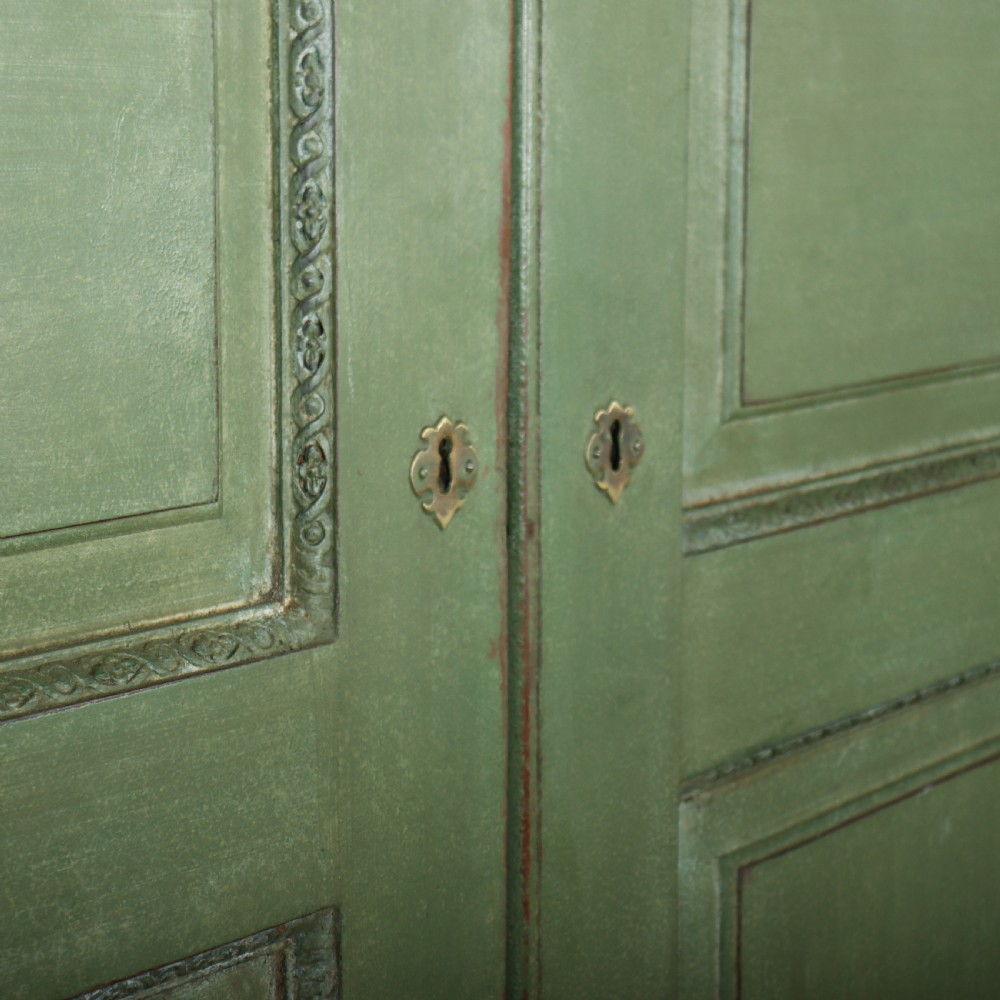 18th Century English Painted Wardrobe View VI