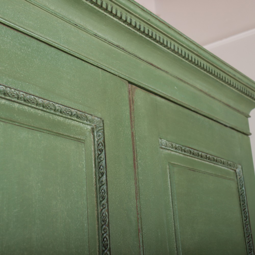 18th Century English Painted Wardrobe View XII