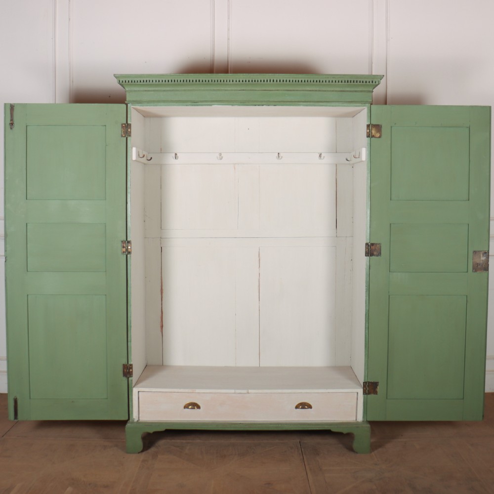 18th Century English Painted Wardrobe View XIII