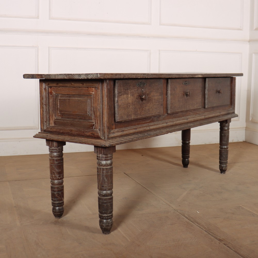 18th Century Portuguese Chestnut Dresser Base View IV