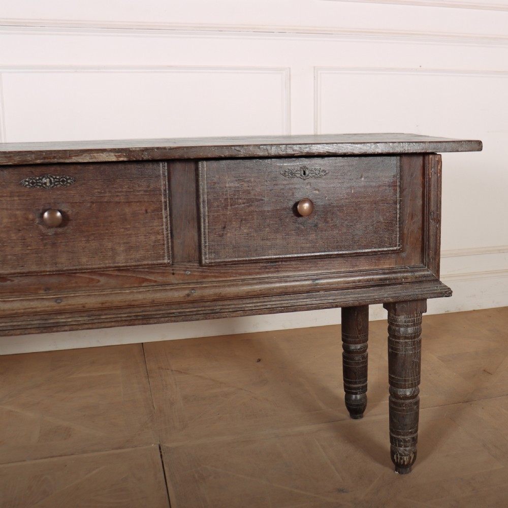 18th Century Portuguese Chestnut Dresser Base View V
