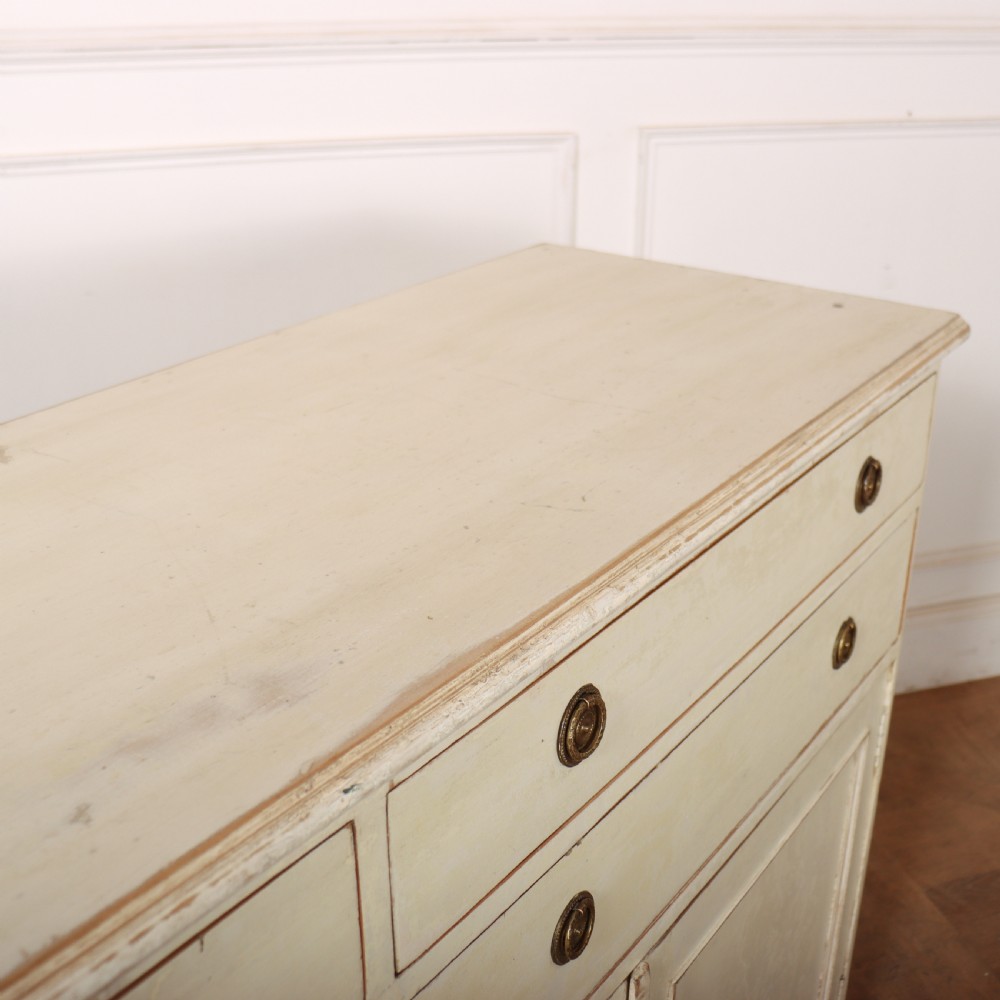 English Original Painted Dresser Base View XI