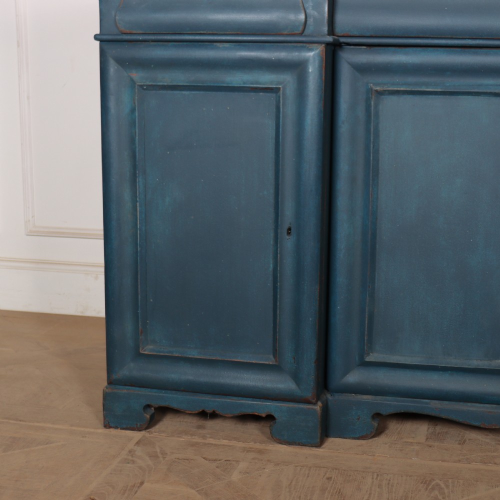 19th Century English Inverted Breakfront Buffet View III
