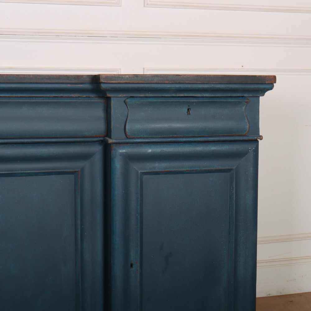 19th Century English Inverted Breakfront Buffet View IV