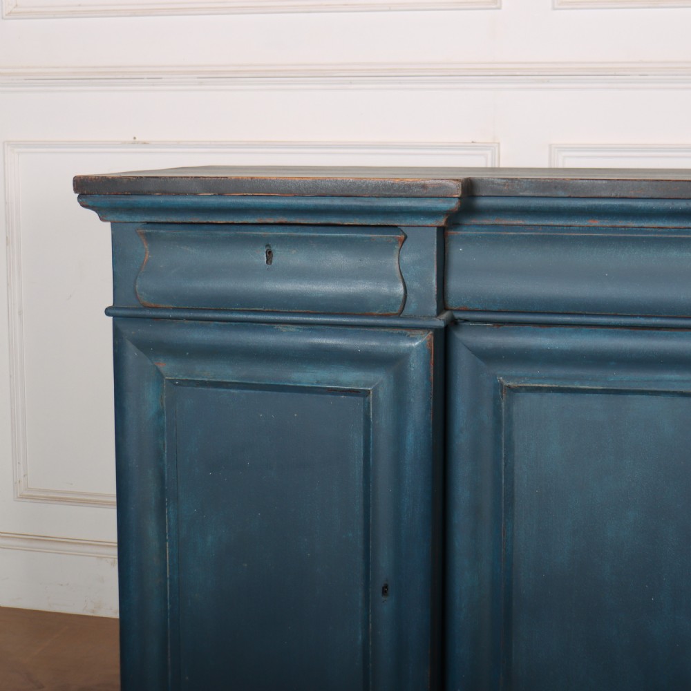 19th Century English Inverted Breakfront Buffet View VI