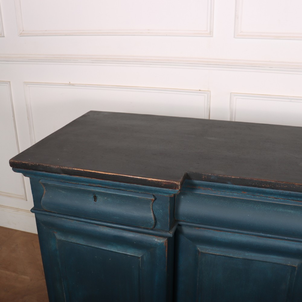 19th Century English Inverted Breakfront Buffet View VII